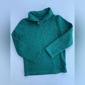 Jumping Beans Boys Pullover Green Shawl Neck Sweater Size 6